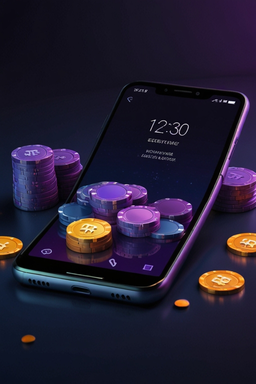 Riverspin casino app on smartphone